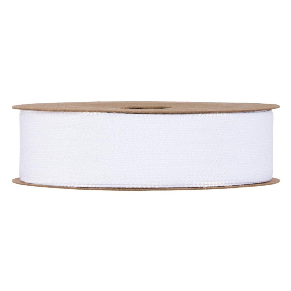 NASTRO COTONE ECOVELOUR MM25X20MT BIANCO